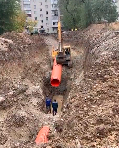 В Невинномысске проходит масштабная реконструкция коллектора