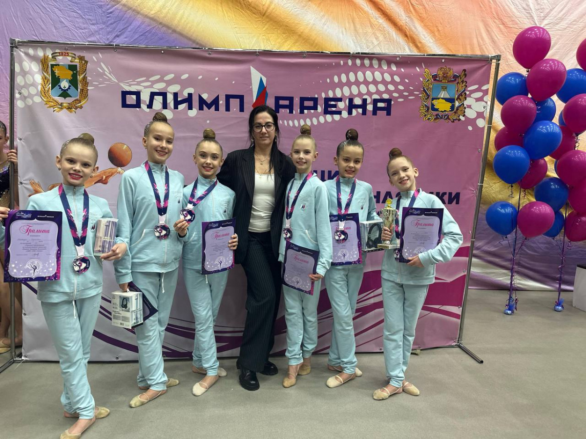 Невинномысские гимнастки завоевали «золото» на краевых соревнованиях