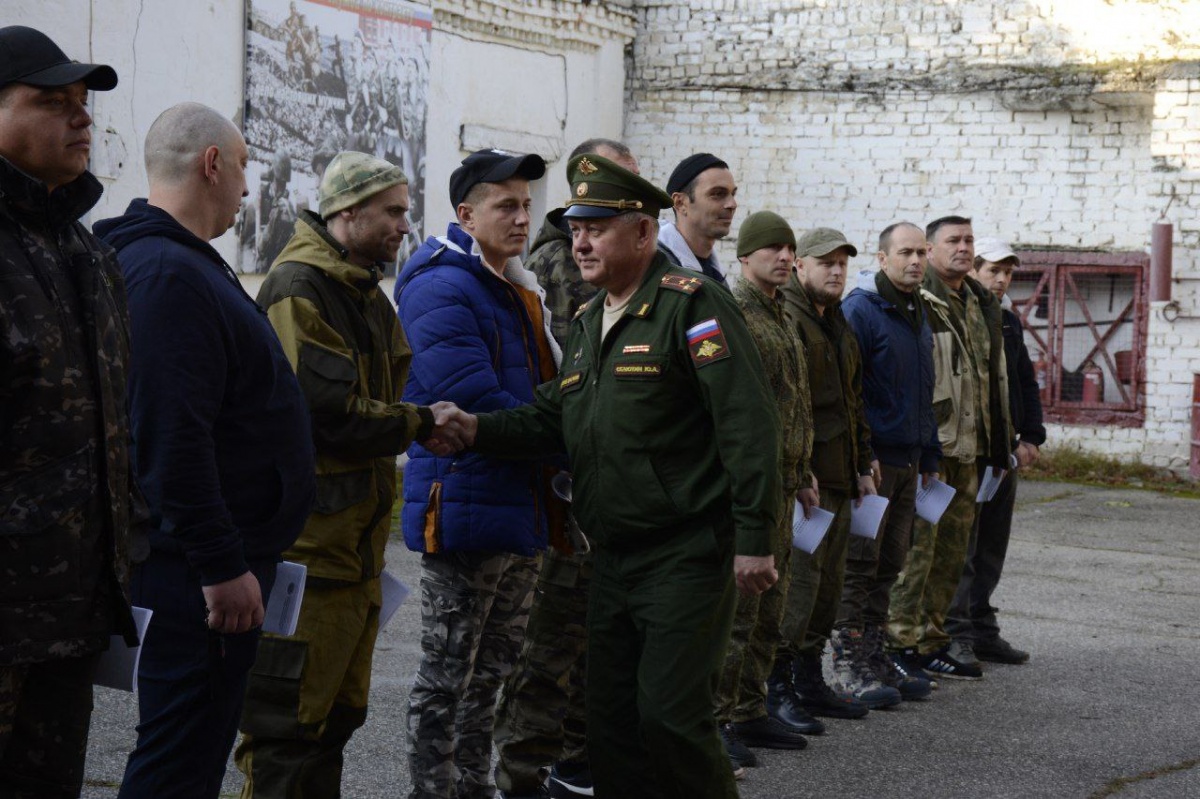 Из Невинномысска на специальную военную операцию отправилась очередная партия мобилизованных