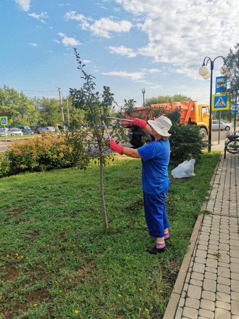 Невинномысские предприятия вышли на уборку города