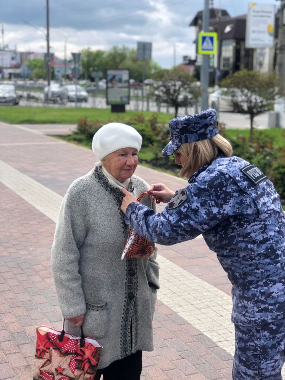 В Невинномысске провели акцию «Георгиевская ленточка»